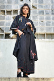 EMBROIDERED TUCK JACKET
